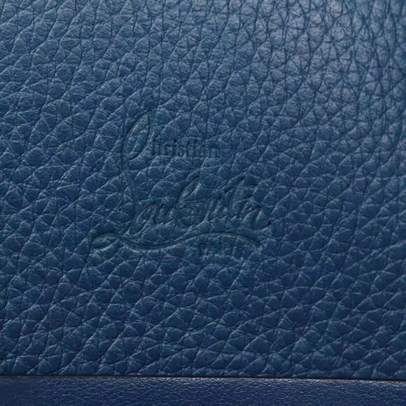 Christian Louboutin Hand Bag Leather Blue Auth - Picture 6 of 16